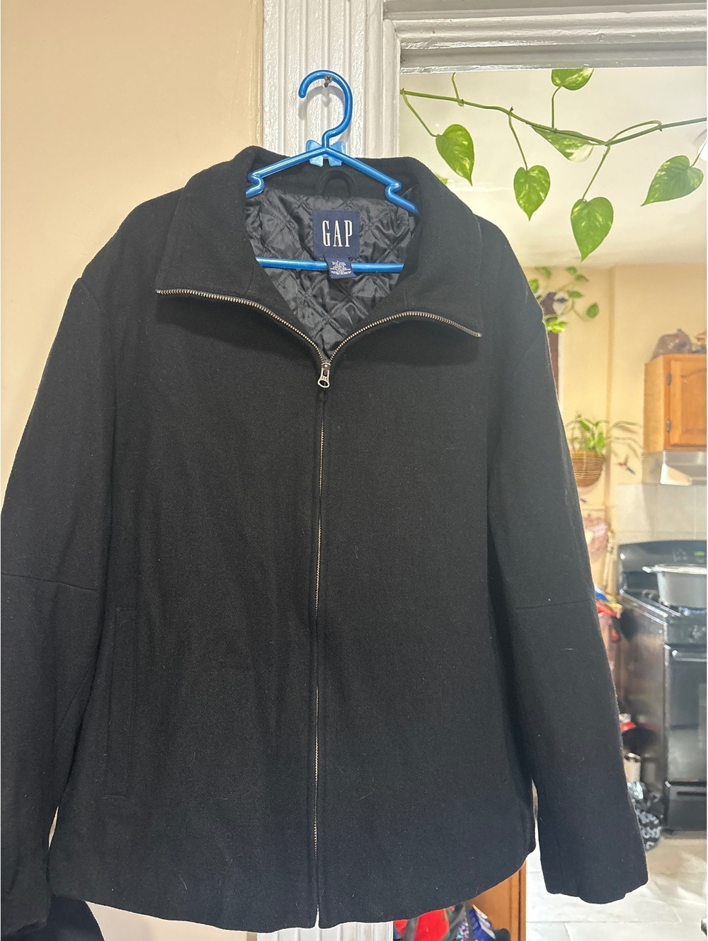 Vintage gap wool zip up jacket coat